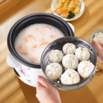 0.6L Rice Cooker With Steamer Full Body onemall (2) - Onemall.lk 0.6L Rice Cooker With Steamer Full Body onemall