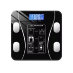 Smart Weighing Scale Bluetooth Black onemall.lk