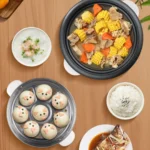 1.0L Rice Cooker With Steamer Full Body onemall