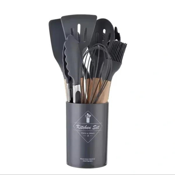 12PCS Silicone Kitchenware Non-Stick Cookware onemall.lk