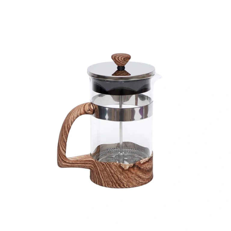5600ml French Press Coffee Maker Wood Rubber Handle