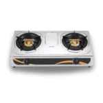 2 Burner Silver Gas Cooker onemall.lk (4) - Onemall.lk 2 Burner Silver Gas Cooker Energy Saving onemall.lk