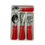 25 Pcs Stainless Steel Cutlery Set Box onemall.lk