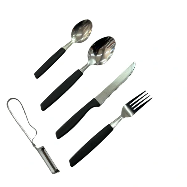 25 Pcs Stainless Steel Cutlery Set spoon bottle