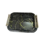 2pcs Metal Tray Set Hobby Lobby Plates Fancy Steel Trey Set onemall