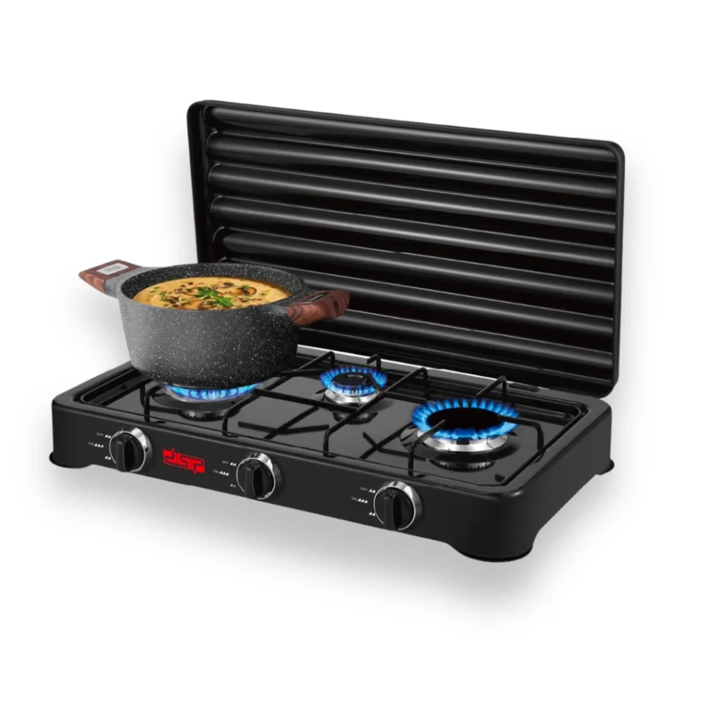 3 Burner Portable Gas Stove Black KA5077 DSP onemall.lk (6)
