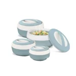 4pcs Food Warmer Cosmos Insulated Casserole onemall.lk
