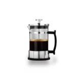 600ml French Press Pot Coffee Maker Silver1 - Onemall.lk