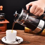600ml French Press Pot Coffee Maker Silver4 - Onemall.lk