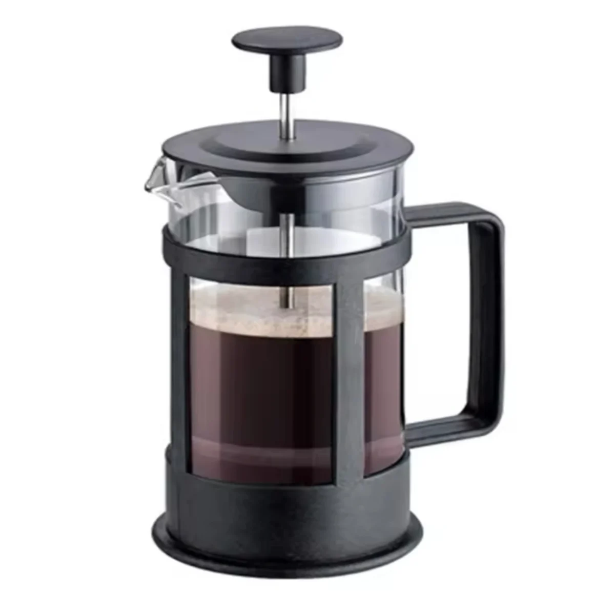 600ml French Press coffee maker black Plastic600ml French Press coffee maker black PlasticIMG_4722onemall - Onemall.lk