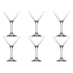 6PCS 190ml Martini Glass onemall.lk