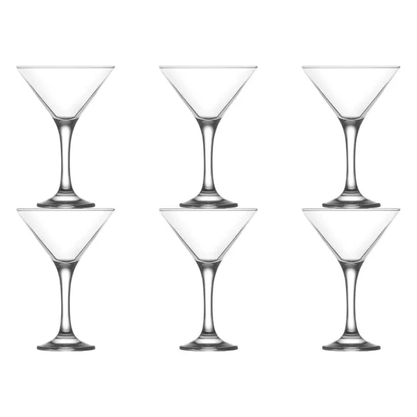 6PCS 190ml Martini Glass onemall.lk