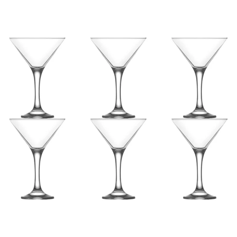 6PCS 190ml Martini Glass onemall.lk