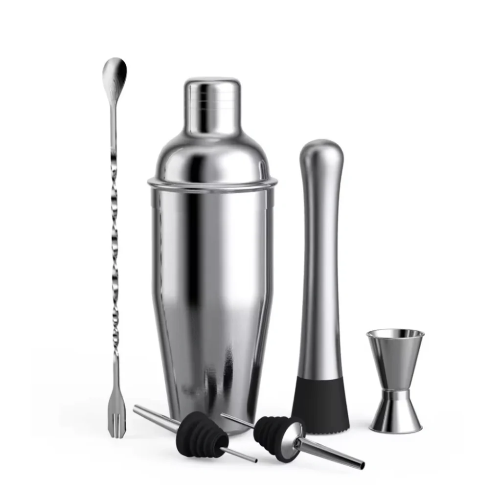 6pcs Cocktail Shaker Bar Tools Set onemall.lk