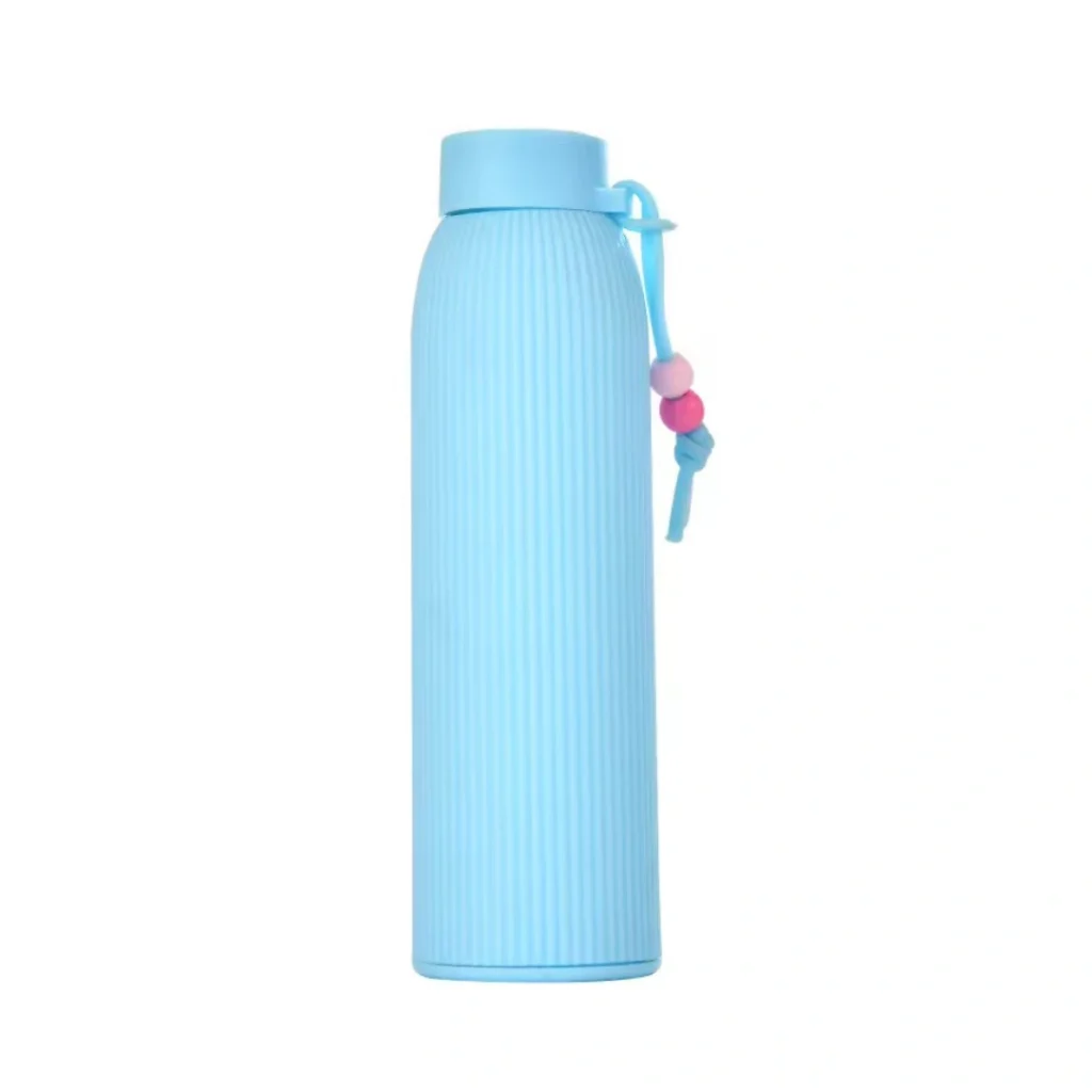 Glass Water Bottle Sky Multicolor onemall.lk