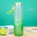 Glass Water bottle Hello Master onemall.lk