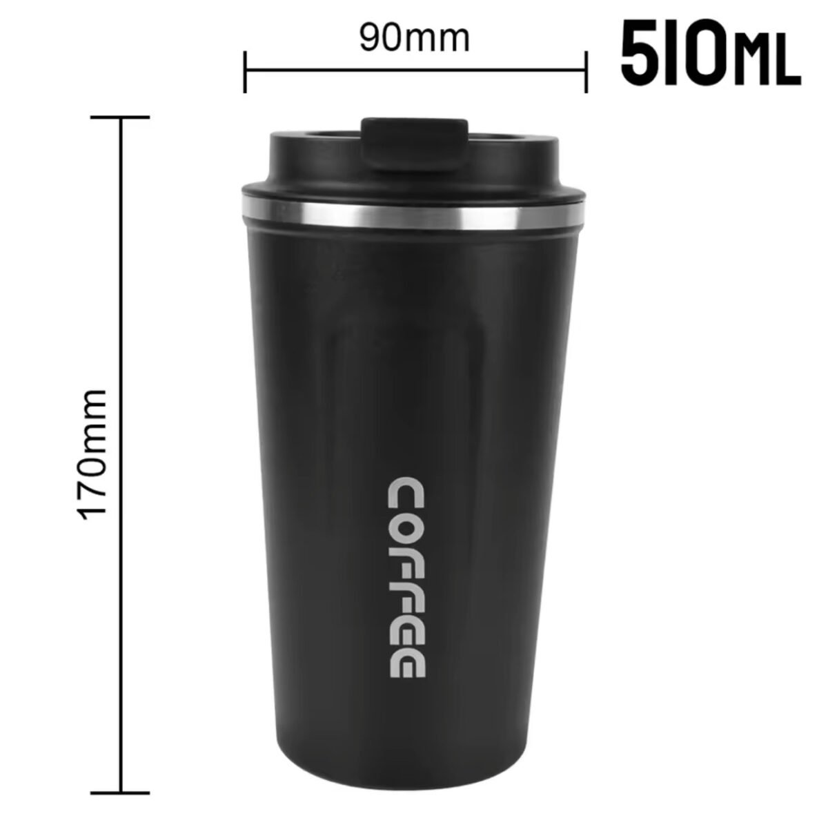 500ml Vacuum insulated Steel Coffee Cup OneMall.lk