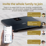 Personal Bluetooth Weighting Body Scale Squre onemall.lki