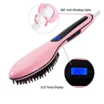 Simply Straightener Hair Brush, Straightening Machine, 3 in 1 Ceramic Fast Hair Straightener For Women's onemall.lk