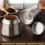 Stainless Steel Moka pot Espresso Maker 9 cup ONEMALL.LK