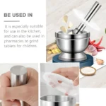 Stainless Steel Mortar and Pestle onemall,lk