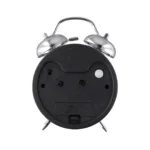 Table Alarm Clock Silver Vintage Look Twin Bell onemall.lk