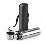 Vacuum Flask Pouch Stainless Steel Silver 500ml onemall.lk