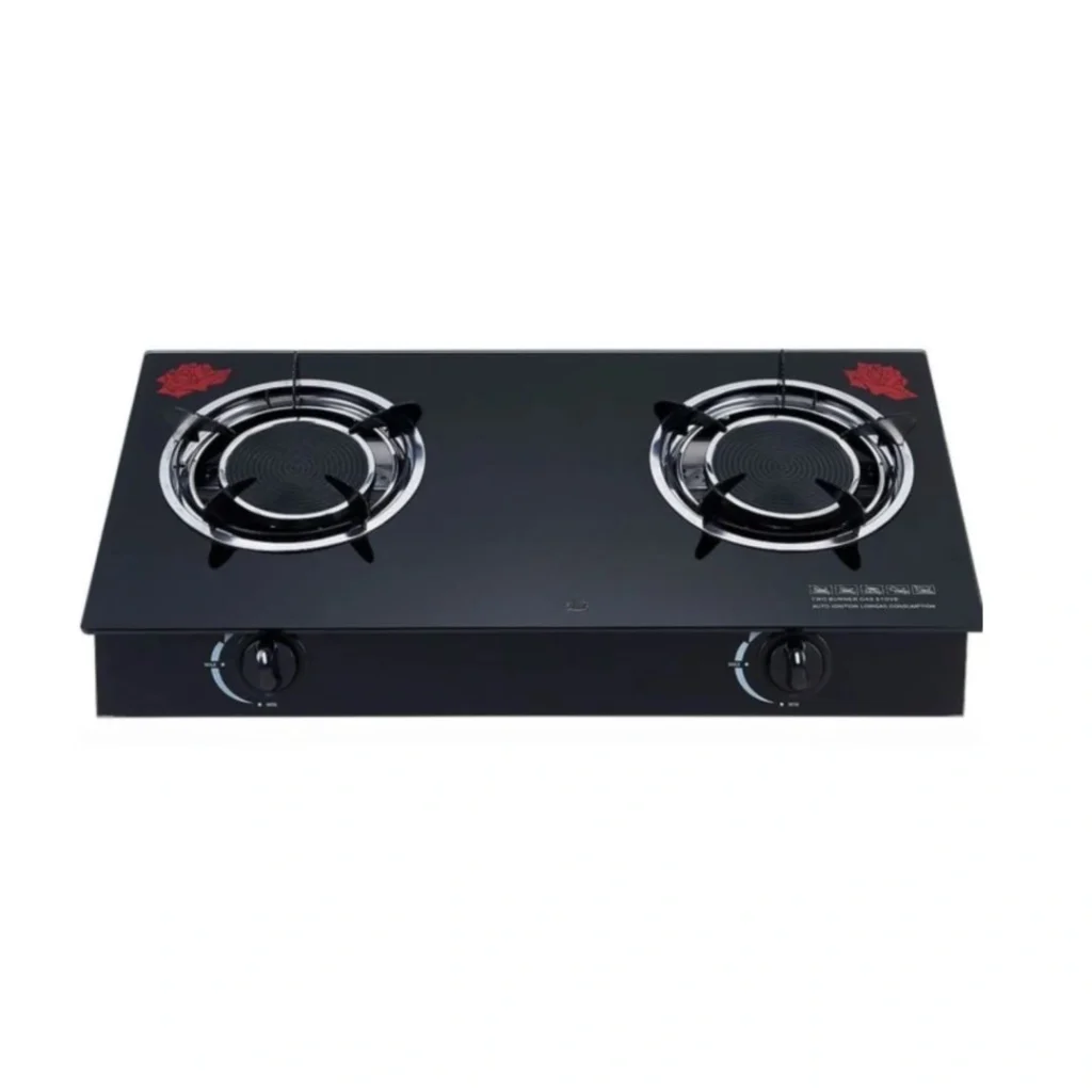 2 Burner Infrared Glasstop Gas Cooker Osaka National 2029 ONEMALL.LK