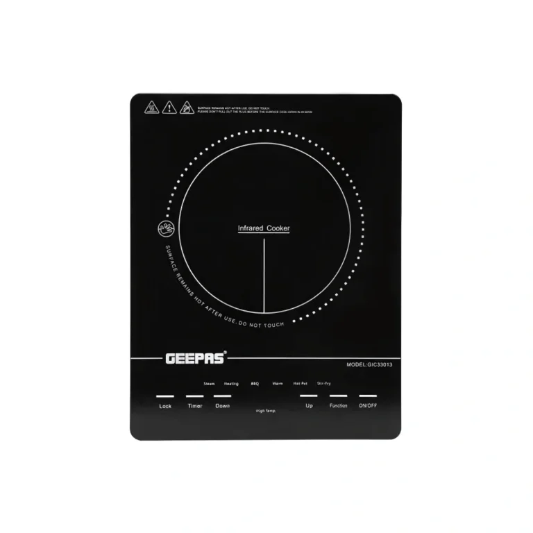 Electric Geepas Touch Infrared Cooker 200W Black onemall.lk