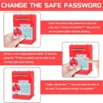 Electronic Money avings Till With Password Mini ATM Machine For Kids ONEMALL.LK