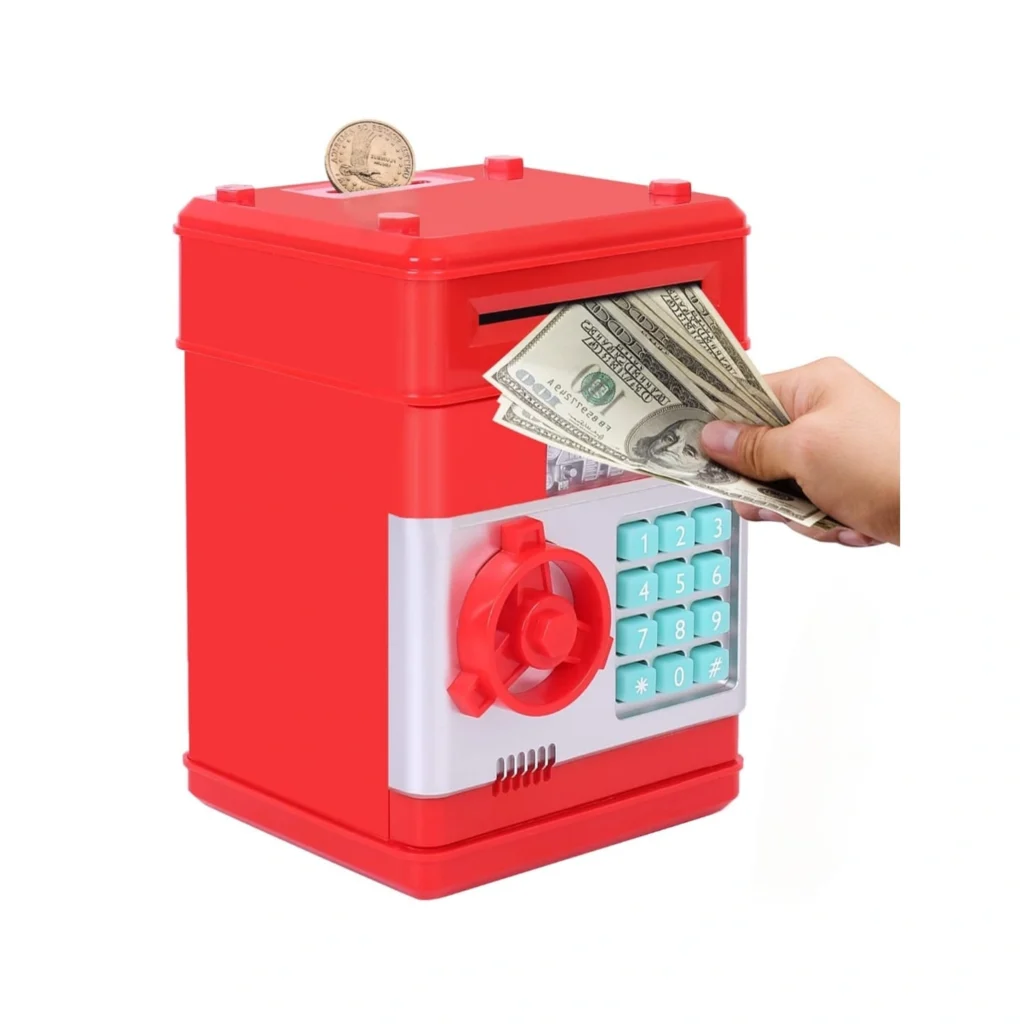 Electronic Money avings Till With Password Mini ATM Machine For Kids ONEMALL.LK