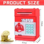 Electronic Money avings Till With Password Mini ATM Machine For Kids ONEMALL.LK