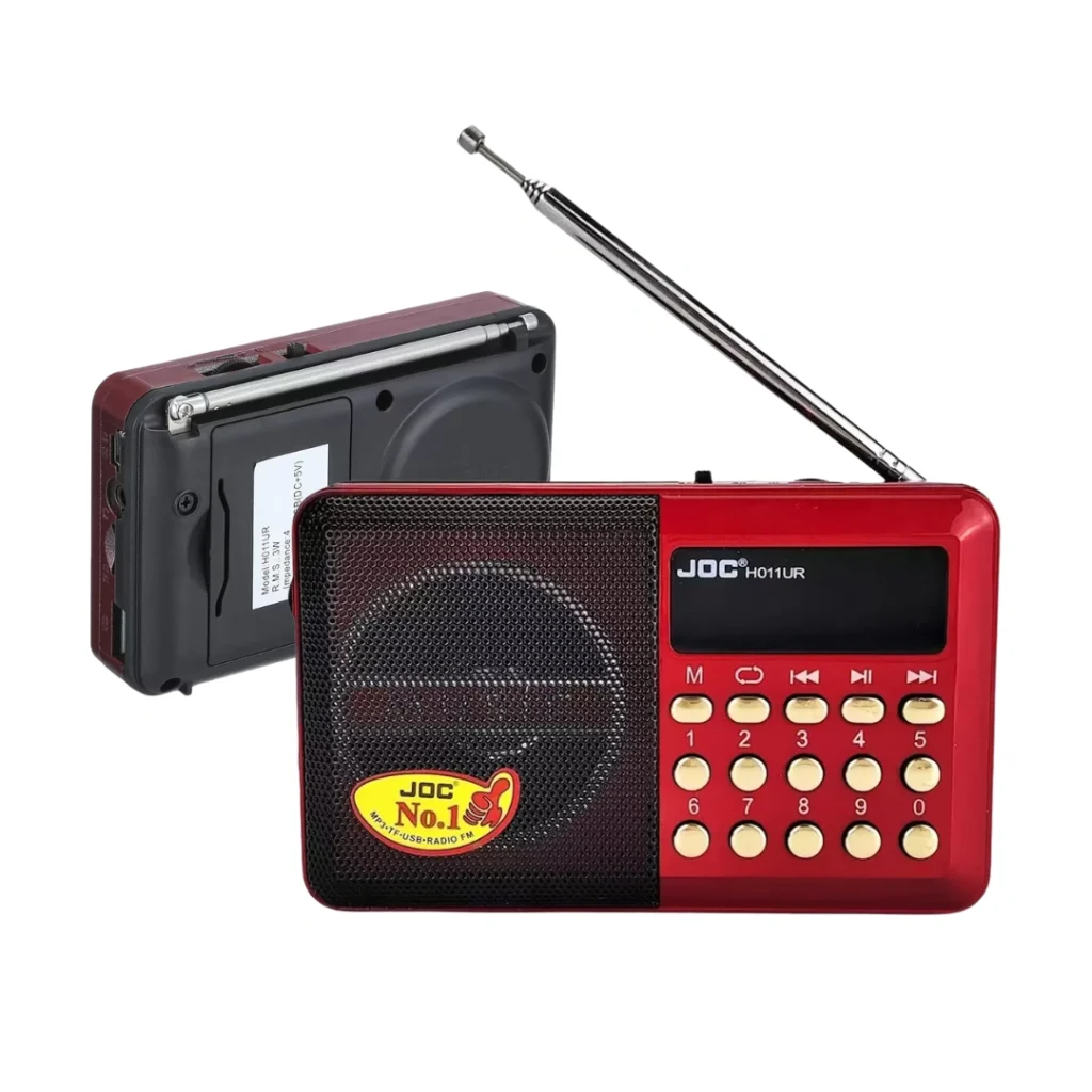 JOC Fm Radio Bluetooth Rechargeable onemall.lk