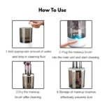 Makeup Brush Clean Holder Electric onemall.lk