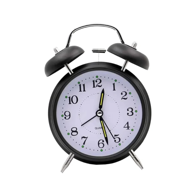 Steel Alarm Clock Loud Sound Small Colour onemall.lk