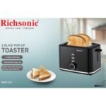 Richsonic 2-Slice Pop-Up Toaster – Auto Shut-Off & Multi-Function onemall.lk