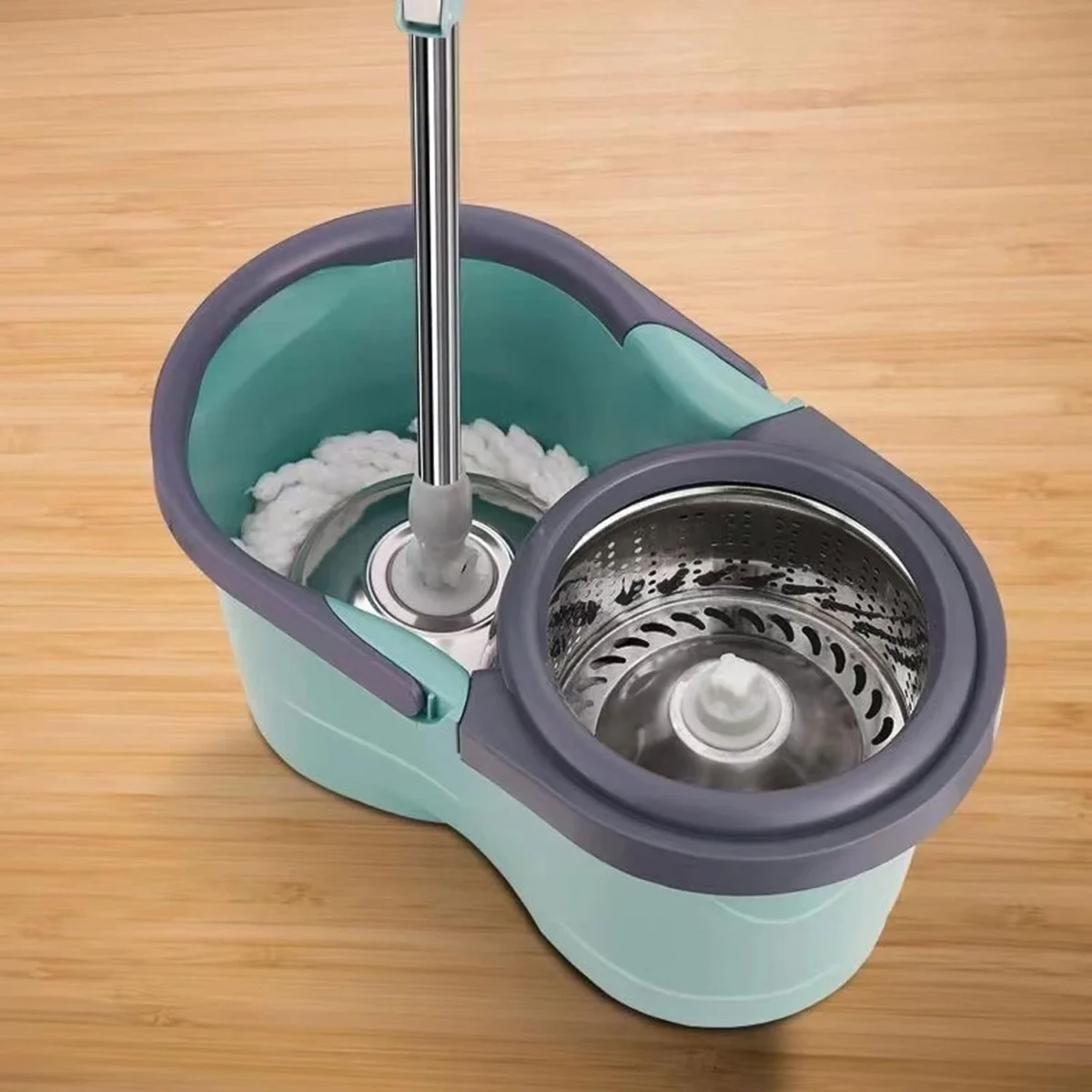 SPIN & CLEAN COMPACT MOP and BUCKET SET ONEMALL.LK
