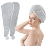 Hair Towel MicrofiberHair Drying Cap Quick Wet
Soft Comfortable Reusable - Image 2