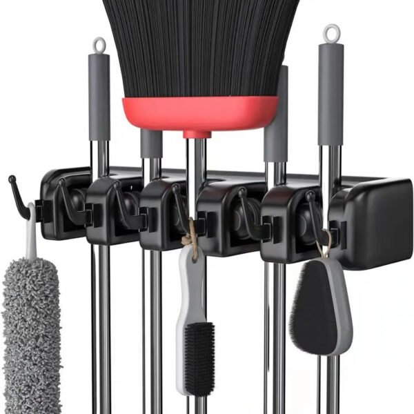 Mop Clip Holder Heavy Duty Wall Mounted Mop Clip Broom