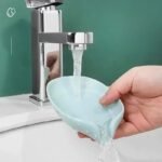 1pcs Drain Soap Holder Leaf Shape Soap Box Suction - Image 5