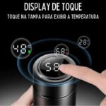 Stainless Steel 500ml Vacuum Flask Thermal Digital Thermometer - Image 3
