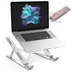Laptop Stands 7-Levels Adjustable , laptop stand aluminium adjustable riser Laptop Holder for desk Compatible with 9"-15.6" - Image 5