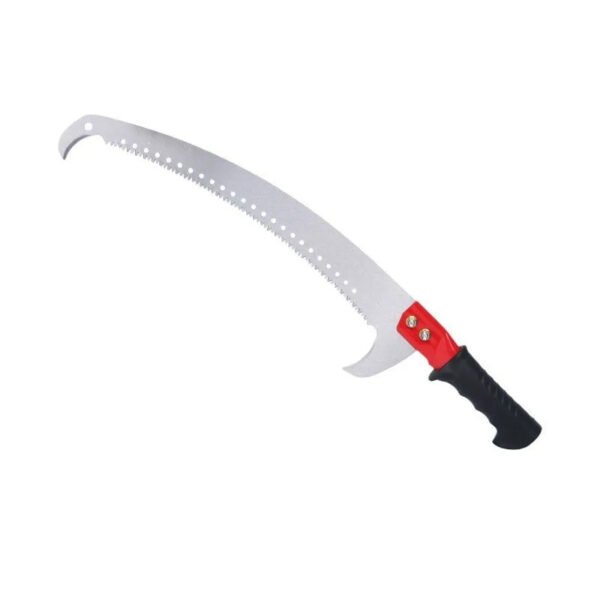 High Branch Saw For Fruit Tree Pruning With Manganese Steel Triple Grinding Teeth Double Hook Garden Hand Wood Cutting