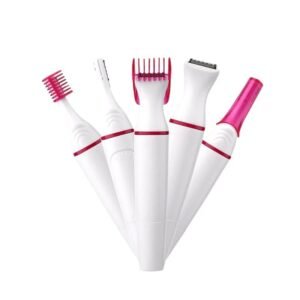 5 In 1 Set Women Epilator Female Eyebrow Trimmer onemall (6) - Onemall.lk