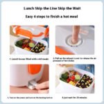 2025 New Electric Heating Lunch Box Portable Travel Car Bento Food Container 220V Fast Heating EU Plug Work Home Use - Image 7