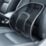 Black Mesh Cloth Car Seat Cushion Lumbar Support3 - Onemall.lk Black-Mesh-Cloth-Car-Seat-Cushion-Lumbar-Support3.webp