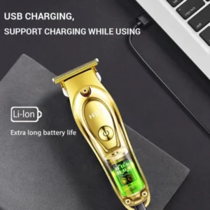 HTC-AT-176-Rechargeable-Hair-Clipper-Trimmer-Sides - Onemall.lk