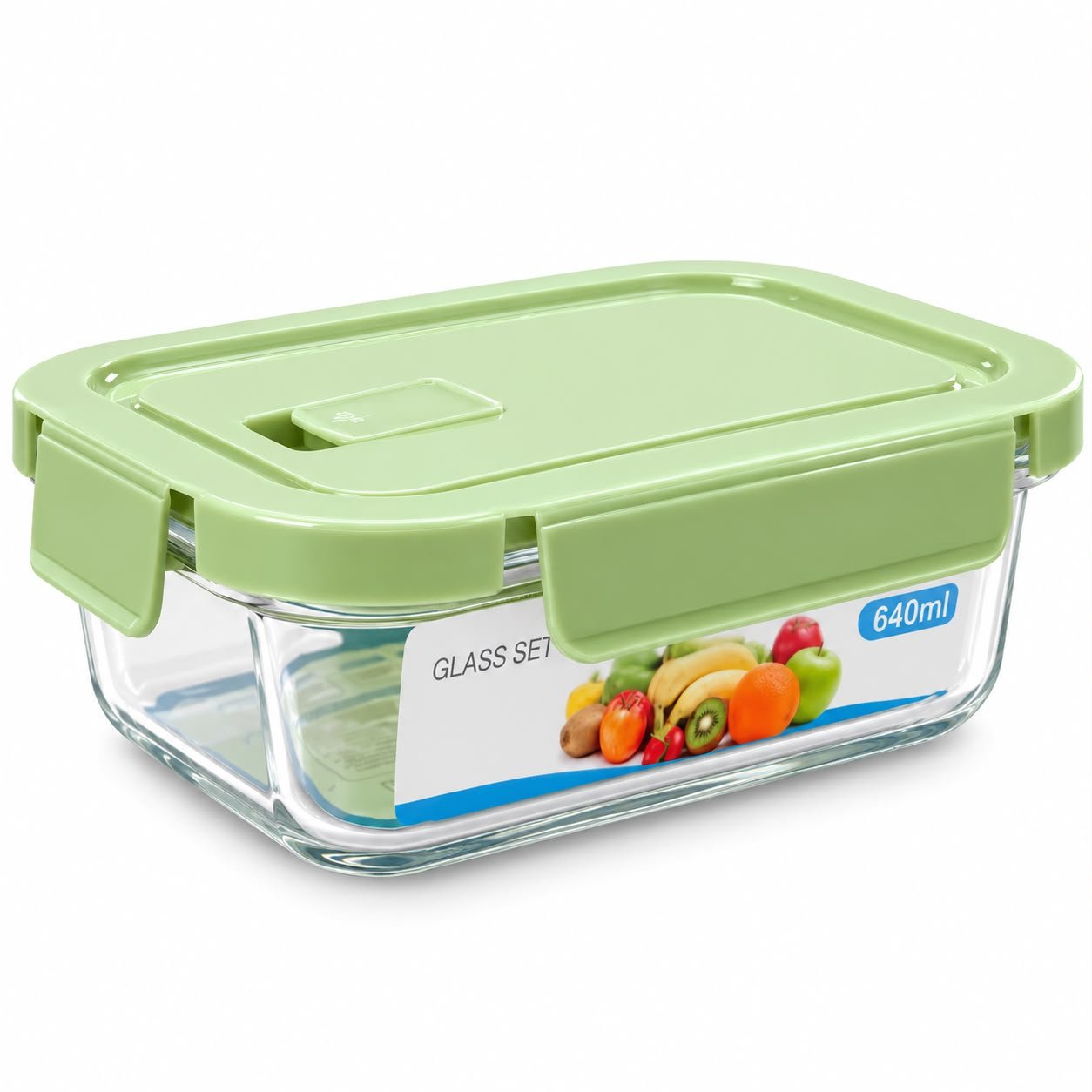 WhatsApp Image 2026-09-07 at 11.11.04 AM 640ML Borosilicate Lunch Box and Food Containers Glass Airtight - Image 1