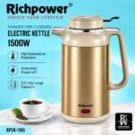 2L Stainless Steel Cordless Electric Kettle 1500w RPCK-1165 - Image 2
