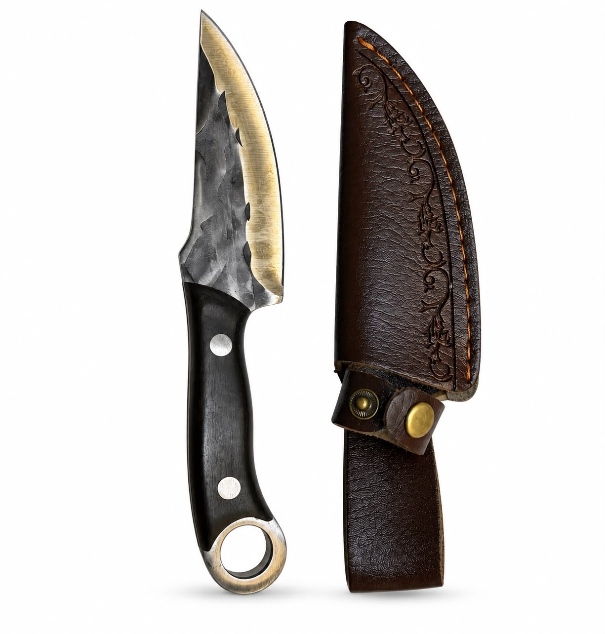 WhatsApp Image 2026-09-15 at 8.00.56 PM Chef Knife 22cm Japanese Handmade Forged High Carbon Steel Cooking Knife with Wooden Handle - Image 1